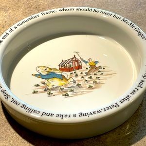 Vintage WEDGEWOOD Child’s Bowl.. BEATRIX POTTER’s PETER RABBIT!  🐰❤️